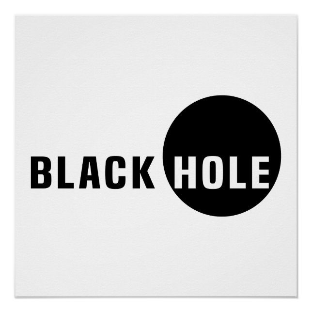 Black Hole Poster (Front)