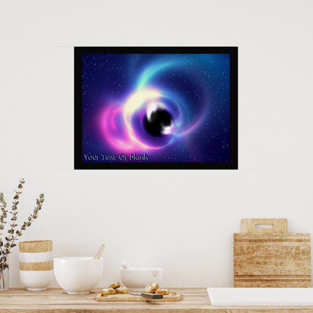 Black Hole Poster (Kitchen)