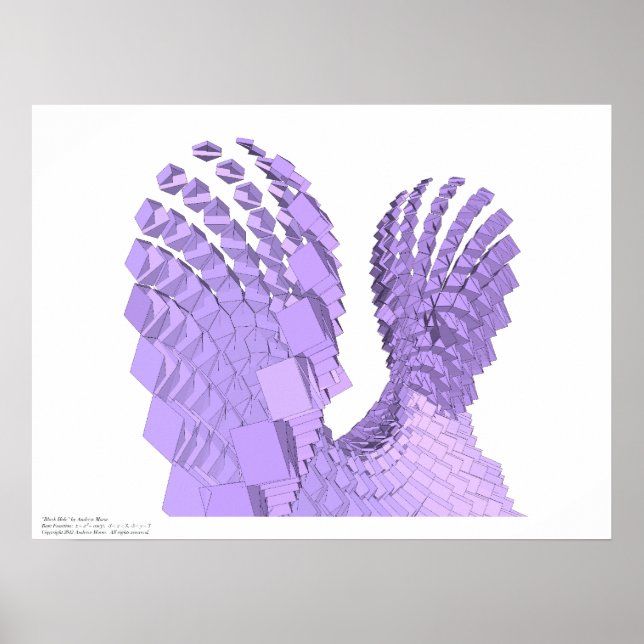 Black Hole - Programmatic Expression Poster (Front)
