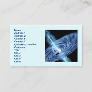 Black Hole Radiation Business Card