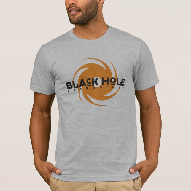 Black Hole Recordings Orange Logo Tee (Front)