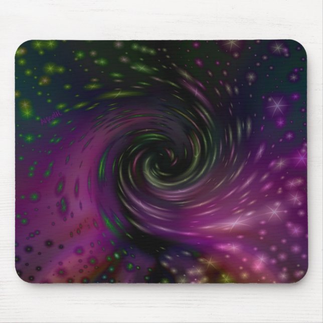 Black Hole Vortex AH2009 Mouse Pad (Front)