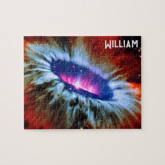 Black Hole with Red Explosion in Outer Space Jigsaw Puzzle (Horizontal)