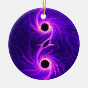Black holes  ceramic tree decoration