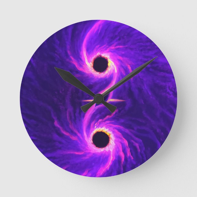 Black holes  round clock (Front)
