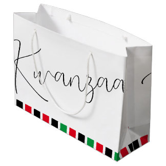 Black Holiday Large Gift Bag