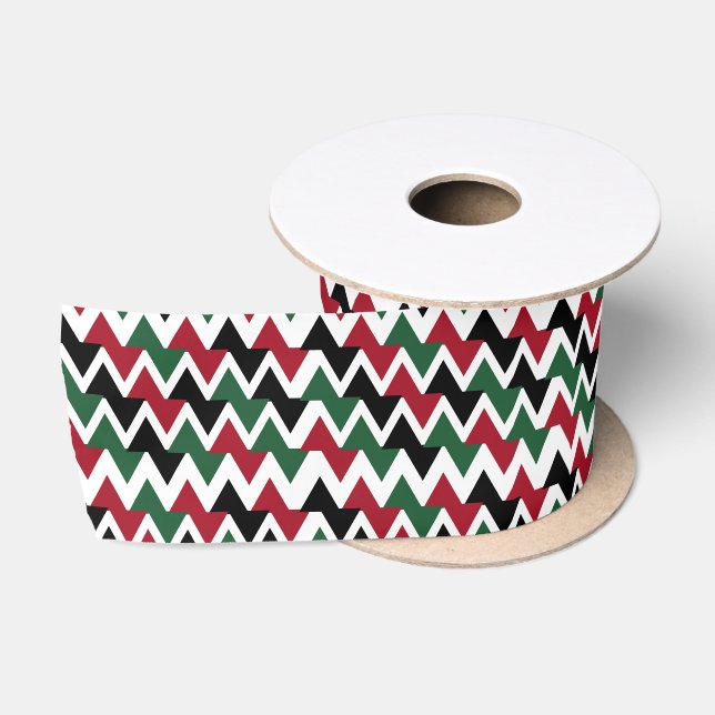 BLACK HOLIDAY SATIN RIBBON (Spool)