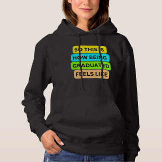 Black hoodie sweater T-Shirt SO_THIS_IS_HOW_BEING_