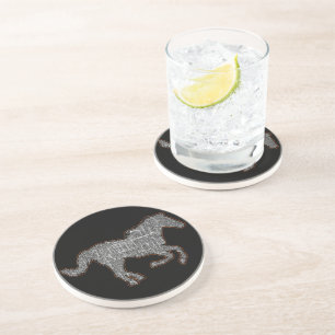 black horse coaster