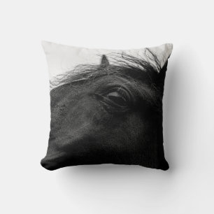 BLACK HORSE CUSHION