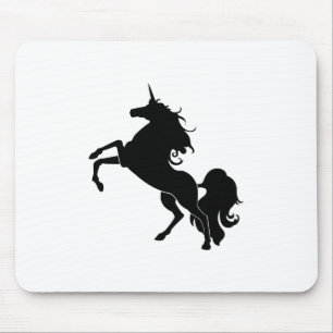 Black Horse Mouse Pad