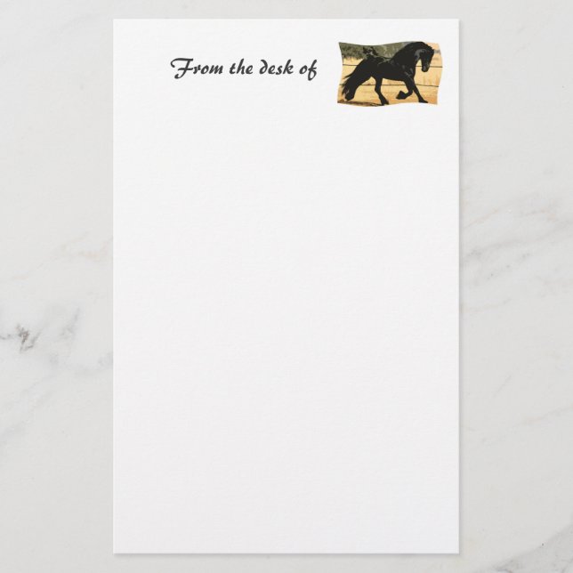 Black Horse Stationery (Front)