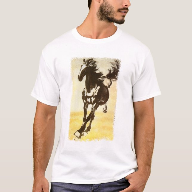 Black Horse T-Shirt (Front)