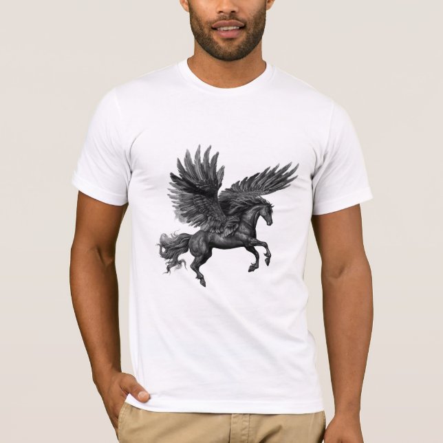 black horse T-Shirt (Front)