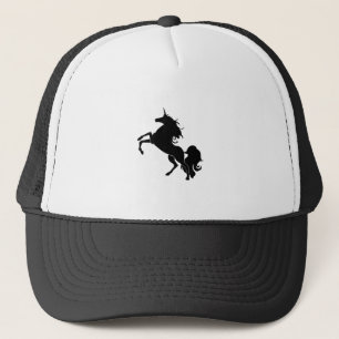 Black Horse Trucker Hat