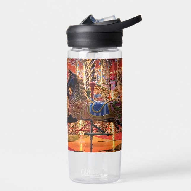 Black horse water bottle (Left)