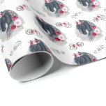 Black Horse Wedding Wrapping Paper<br><div class="desc">Black Horse Wedding Wrapping Paper. Paper Colour is White. Available in multiple colours,  sizes and two finishes. www.hotpocketgraphics.com</div>