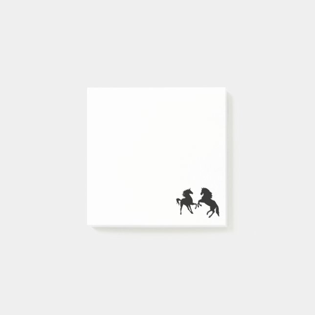 Black Horses - Post-it Notes (Front)