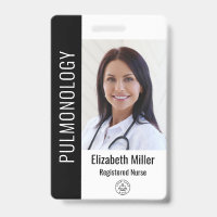 Black Hospital Medical Employee Photo ID