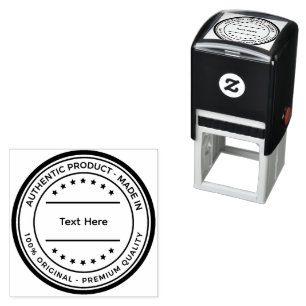 Black Housing Office Text Here Print Black Ink Fit Self-inking Stamp