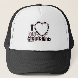 black i luv 1 trucker hat