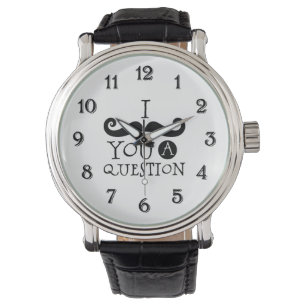 Black I moustache you a question Watch