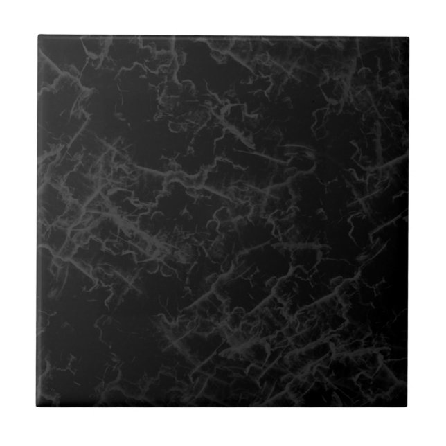 Black Ice Marble Tile (Front)