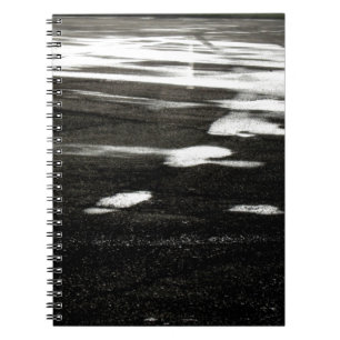 Black ice spiral notebook