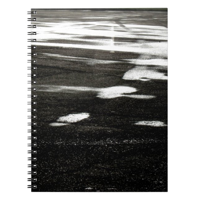 Black ice spiral notebook (Front)