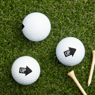 Black Impact Arrow Golf Balls