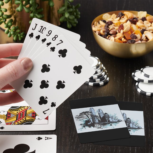 Black Ink City Drawing Playing Cards (Creator Uploaded)