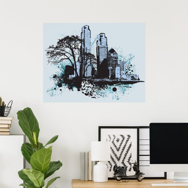 Black Ink City Poster (Creator Uploaded)