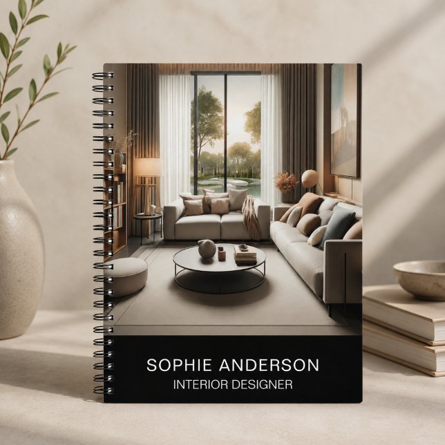Black Interior Designer Business Professional Notebook (Black Interior Designer Business Professional Notebook)