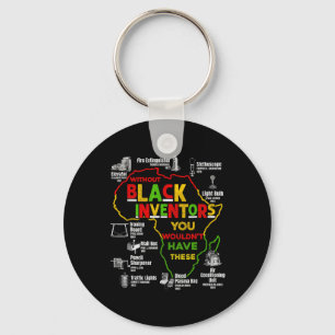 Black Inventors Black History Month African Mens W Key Ring