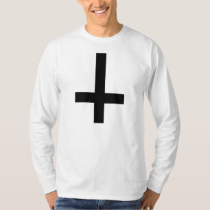 Black Inverted Cross T-Shirt