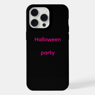 Black iphone causes  Halloween party 15 Pro Max Case