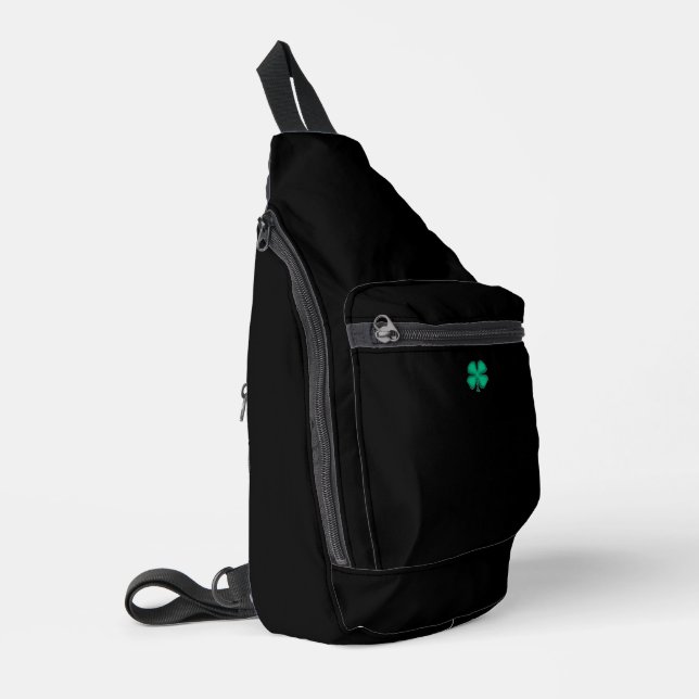 Black Irish backpack (Left Corner)