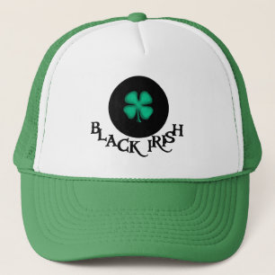 Black Irish Circle green hat