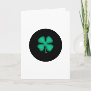 Black Irish Circle greeting card