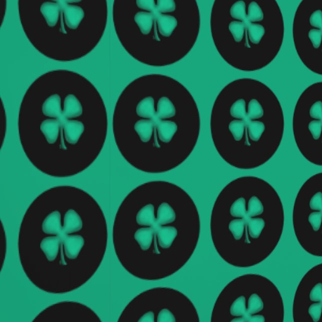 Black Irish Circle smooth vinyl wallpaper (Seam)