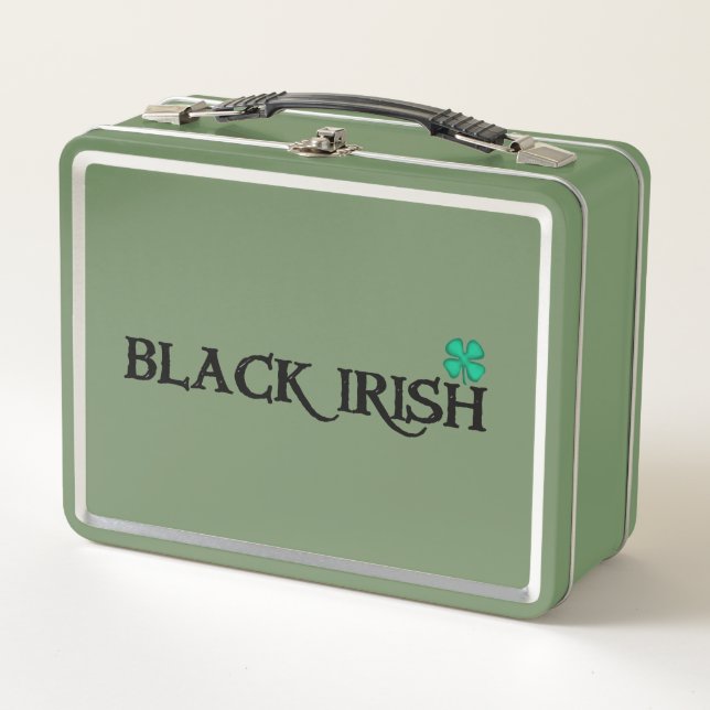 Black Irish green lunchbox (Front)