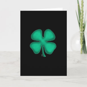 Black Irish greeting card