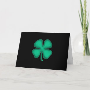 Black Irish greeting card