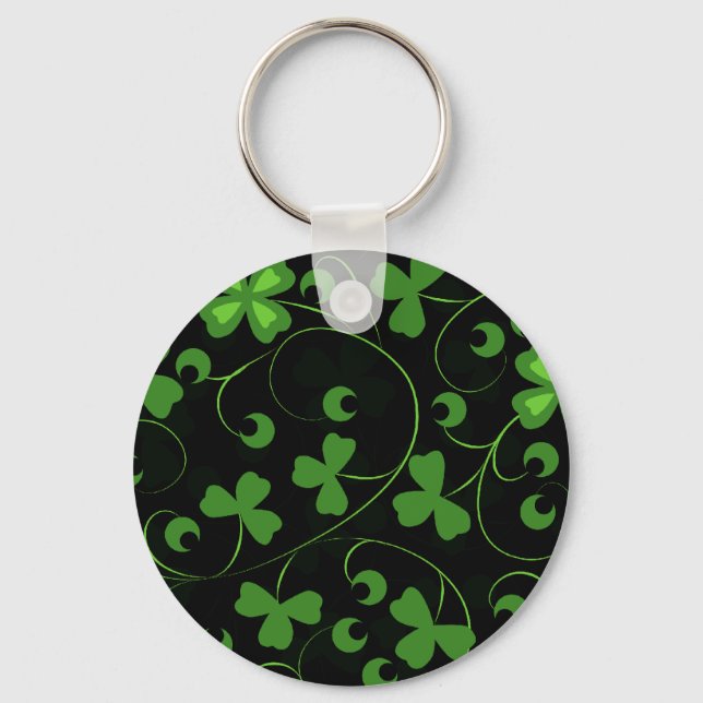 Black Irish Key Ring (Front)