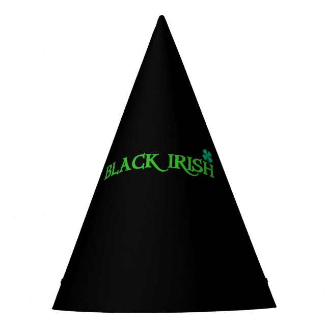 Black Irish party hats (Front)