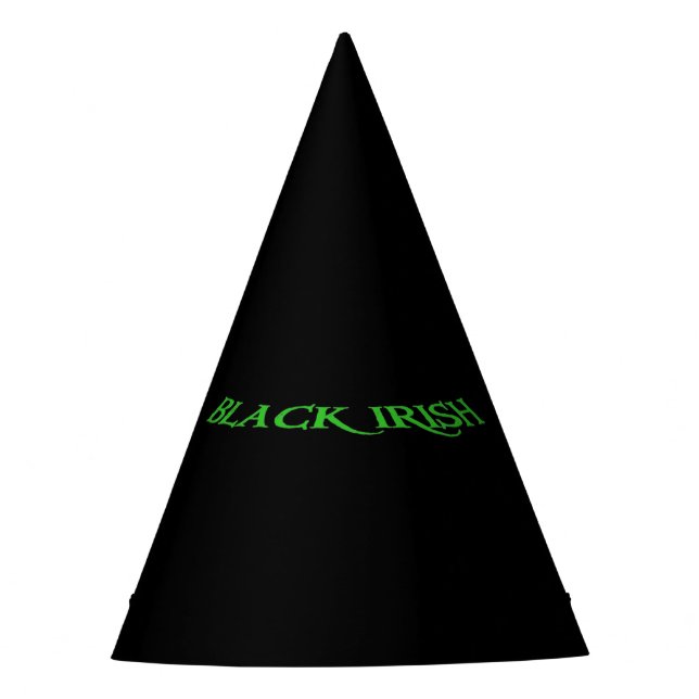 Black Irish party hats (Front)