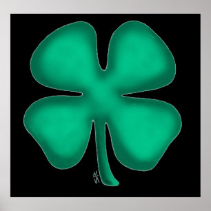 Black Irish value matte poster