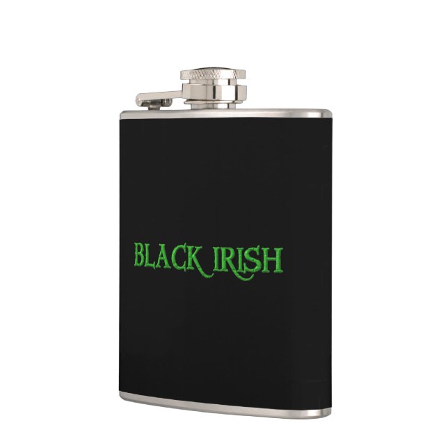 Black Irish wrapped flask (Left)
