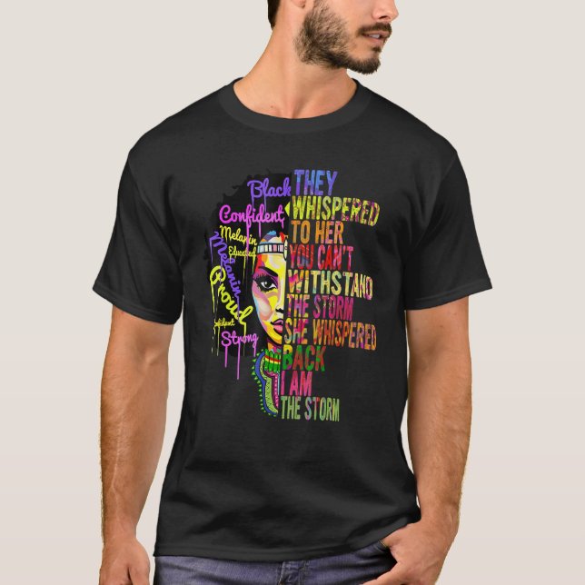 Black Is Beautiful Black History Month We Are All  T-Shirt (Front)