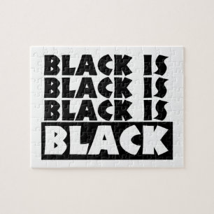 Black Is Black Jigsaw Puzzle